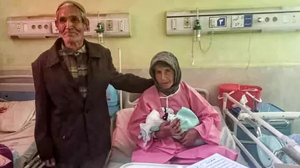 معجزه در بجنورد! / تولد دوازدهمین فرزند پدر ۸۷ ساله + عکس حیرت آور