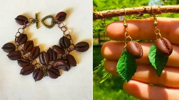 جادوی قهوه در طراحی زیورآلات دستساز + 15 مدل جذاب و جدید