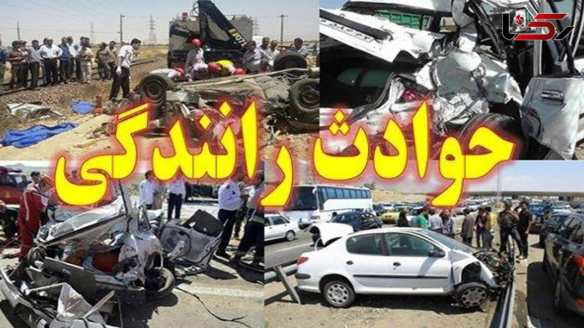 واژگونی خونین پژو 206 در جاده خرمشهر به اهواز