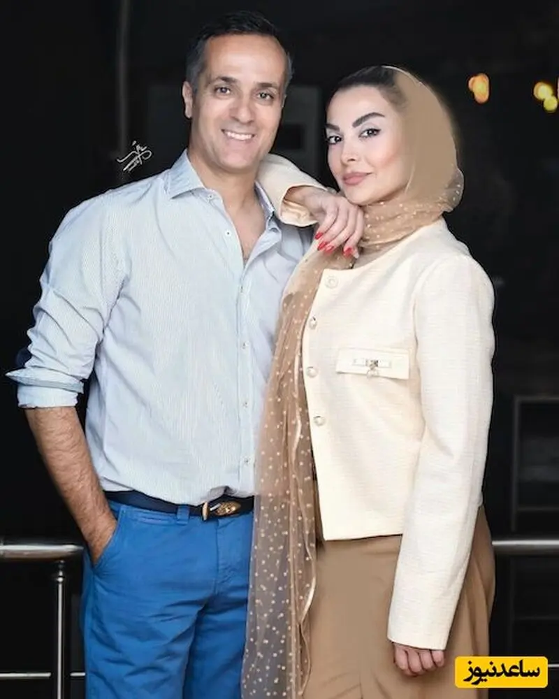 احمد مهرانفر و همسرش