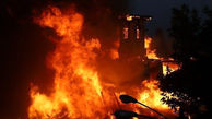 آتش‌سوزی مسجد روستایی در شهرستان نور