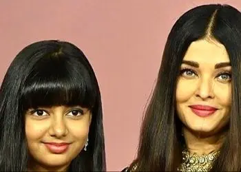 جشن تولد ساده و خودمونی دختر آیشواریا، چهره محبوب هند/تزئین زیبای کیک شکلاتی با فندق و خلال بادوم