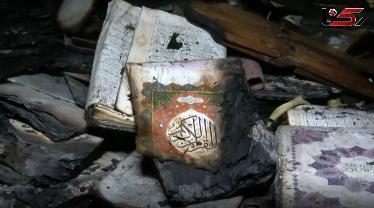 فیلم آتش زدن قرآن در ناآرامی های اخیر / تاسفبار و تلخ