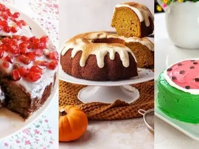 آموزش درست کردن 3 نوع کیک شب یلدا + تزئین خاص