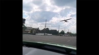ببینید /  فرود اضطراری هواپیما در وسط اتوبانی در آمریکا + فیلم حیرت انگیز