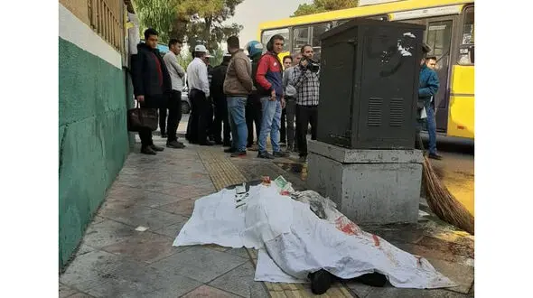 چرخ رها شده کامیون مرگ دلخراش مرد تهرانی را رقم زد+ عکس جسد