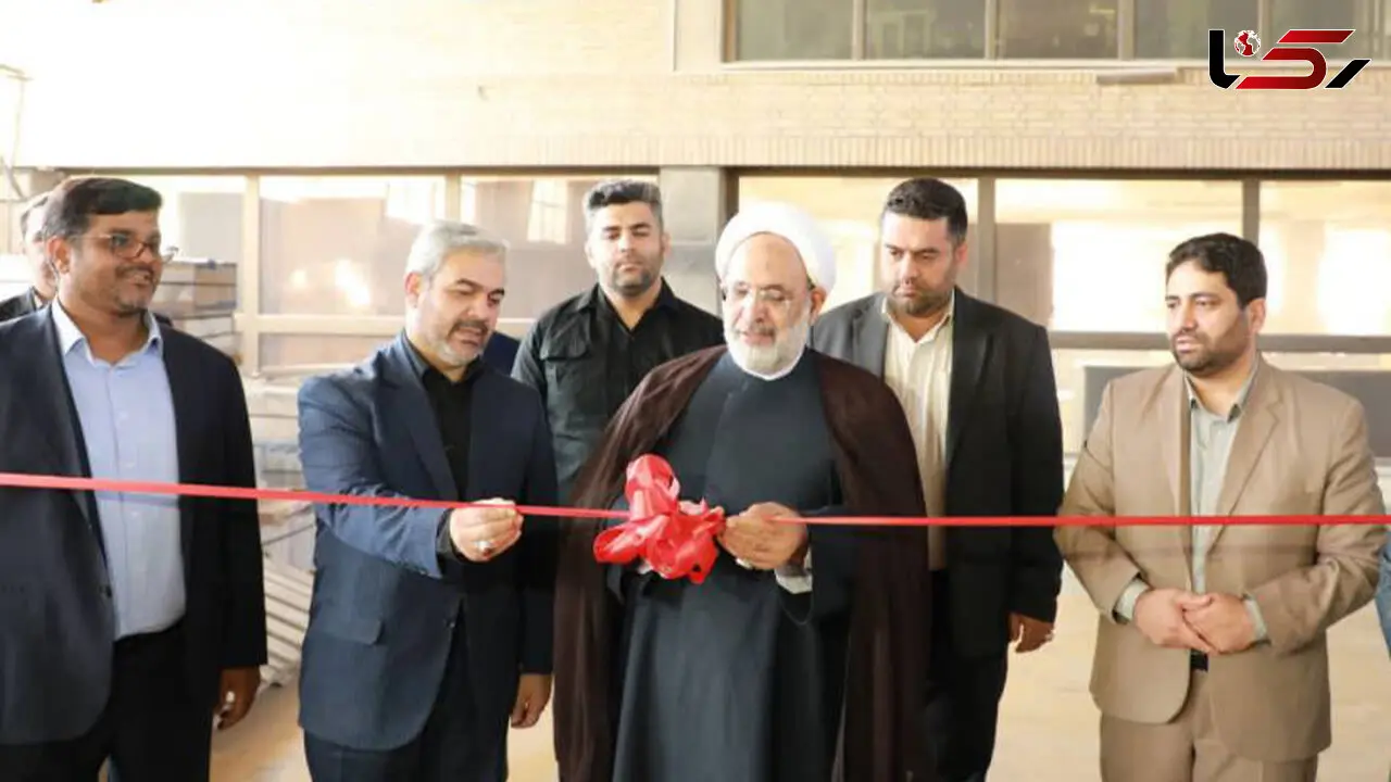 فاز دوم خط سوم کارخانه کاشی هفت آسمان با حمایت دستگاه قضایی استان سمنان به بهره‌برداری رسید + فیلم