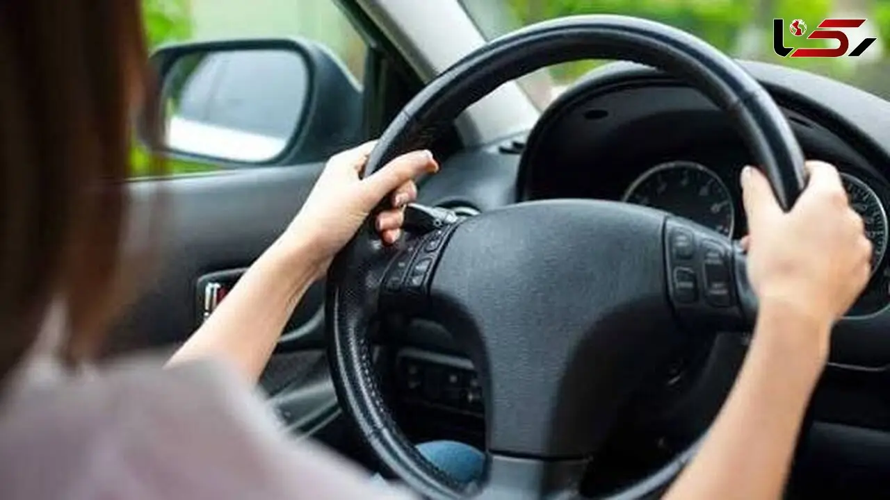 تصادف وحشتناک راننده زن با ۹ خودرو و سقوط ترسناک از ارتفاع + فیلم
