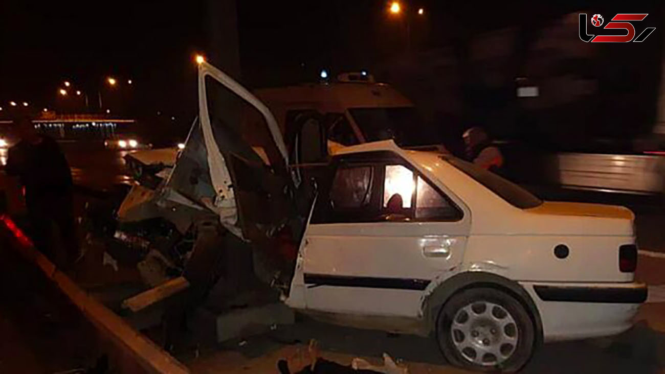 سرعت زیاد در بزرگراه تهران حادثه آفرید