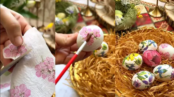 زیباترین و ساده ترین طراحی تخم مرغ عید + فیلم آموزش 