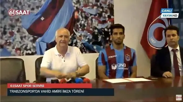امیری رسما به ترابوزان اسپور پیوست+عکس 