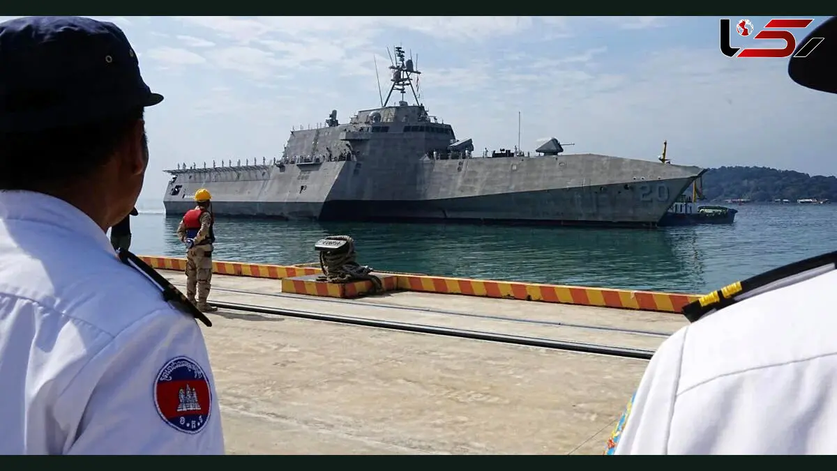 حضور یک ناو آمریکایی در کامبوج با هدف رصد فعالیت‌های نظامی چین
