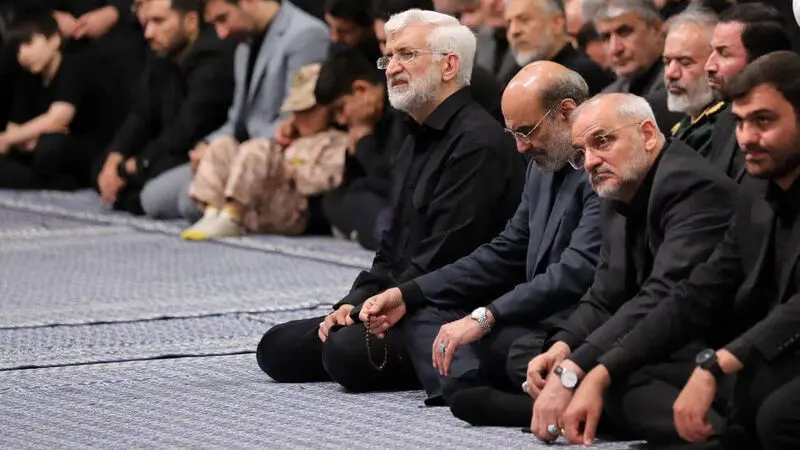 مراسم عزاداری امام حسین (ع) در حسینیه امام خمینی برگزار شد