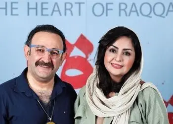 عکس ها  / سِت لباس زن و شوهری هدایت هاشمی، اوس موسی پایتخت و همسرش به سبک رحمان و رحیم با موها فرفری !