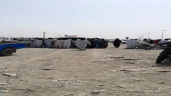 فیلم جنازه شهید انفجار تروریستی در سراوان