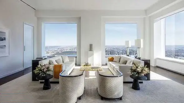 پنت هاوس 471 متری خانم بازیگر و نامزدش در طبقه 36 یک برج +عکس