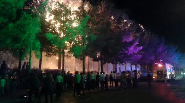 عکس های وحشتناک از آتش سوزی گسترده در پارک توحید +عکس