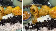 بدون قطره ای آب خورشت مرغ بپز / فیلم