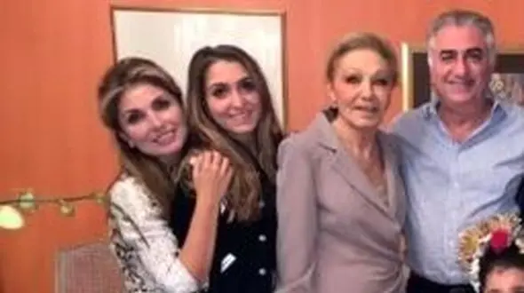 سفر در زمان / به ارث بردن دو کیلو دماغ گنده از خاندان پهلوی به روایت تصویر / همه دماغ های عقابی  از شاه پهلوی تا دخترانش!