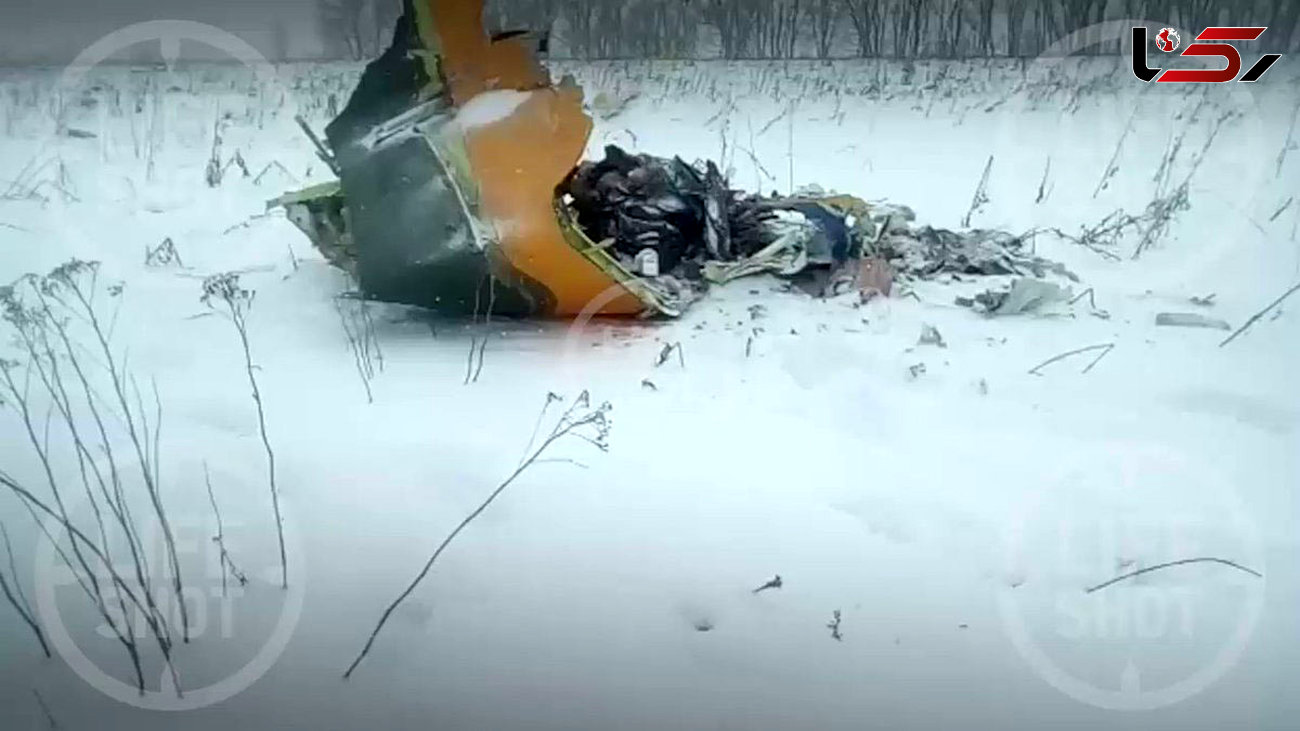 جستجوی اجساد سانحه سقوط هواپیما در مسکو + فیلم