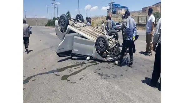 واژگونی خودرو در هرمزگان جان 2 نفر را گرفت