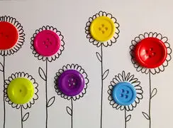 کاردستی با دکمه؛ ایده‌ های خلاقانه برای دکور خانه