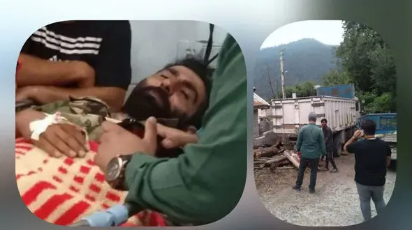 ضرب و شتم جنگلبان سوادکوه شمالی توسط قاچاقچیان چوب