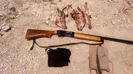 شکارچی غیر مجاز در شهرستان لامرد به دام افتاد