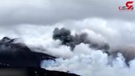  فوران آتشفشان اِتنا در ایتالیا+فیلم 
