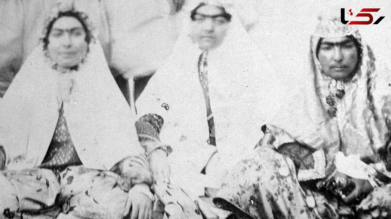 عکس مشهورترین زنان حرمسرای ناصرالدین شاه در یک قاب