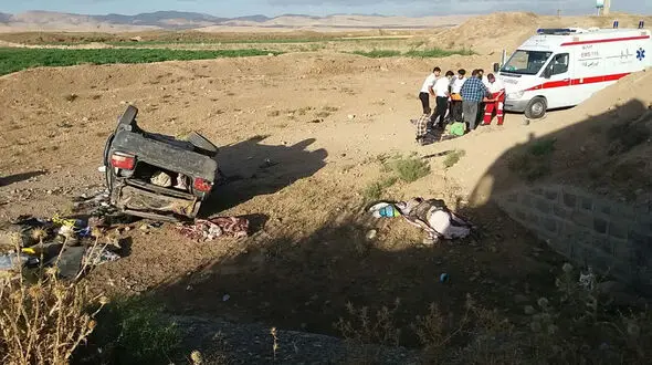 تصادف در جاده نیشابور- کاشمر هفت مصدوم برجا گذاشت