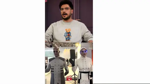 پازل گمشده هنرنمایی زن و مرد ایرانی ربات نما + فیلم