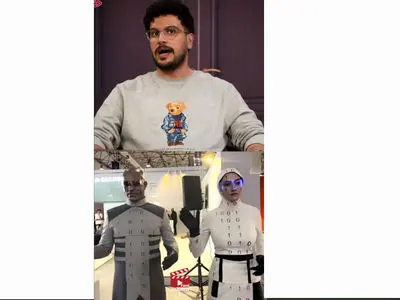 پازل گمشده هنرنمایی زن و مرد ایرانی ربات نما + فیلم