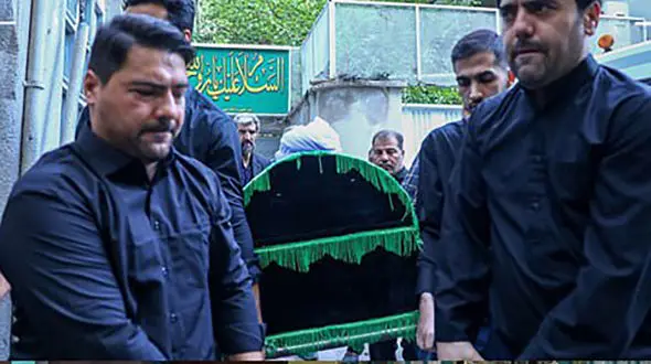 مراسم تشییع پیکر آیت‌الله صانعی برگزار شد