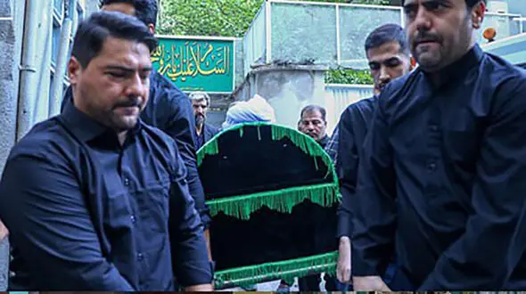 مراسم تشییع پیکر آیت‌الله صانعی برگزار شد