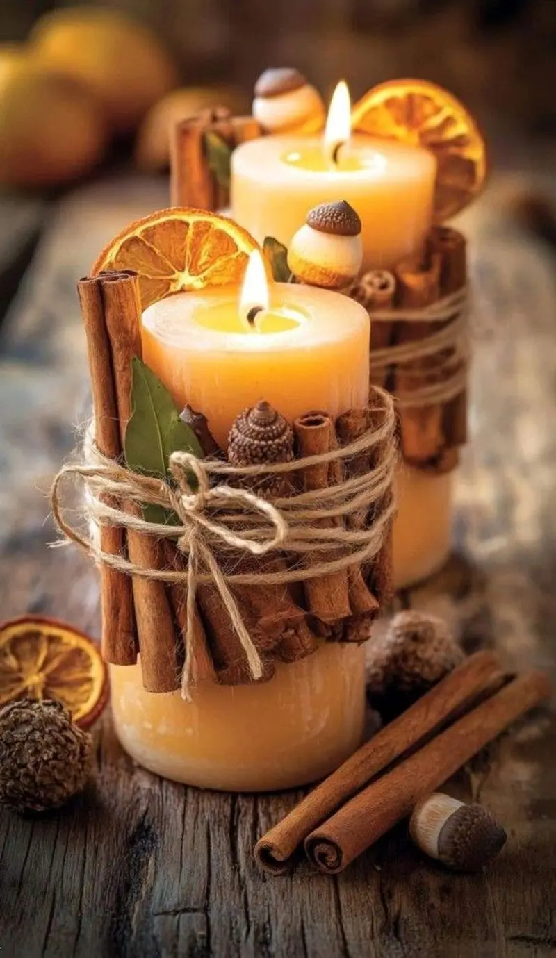 تزیین شمع شب یلدا | تزیین شمع شب یلدا برای عروس و مهمانی 1404 با ترفندهای ساده و ایده های جذابی که دل همه رو برده!