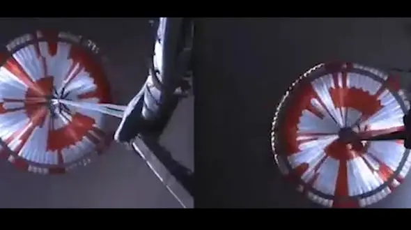 اولین فیلم فرود کاوشگر استقامت بر سطح مریخ 