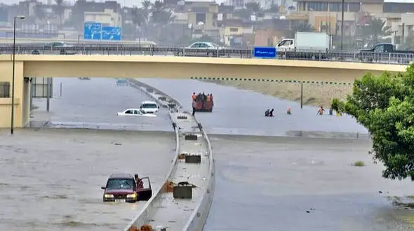 ۲۵ کشته در پی توفان و سیل در شرق لیبی