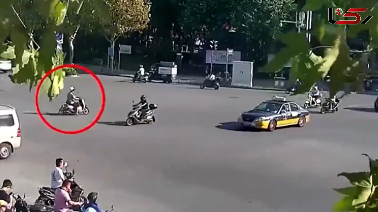 فیلم وحشتناک ترین اتفاق برای مرد دوچرخه سوار !