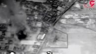 فیلمی از برخورد موشک های ایران به مقر داعش +تصاویر