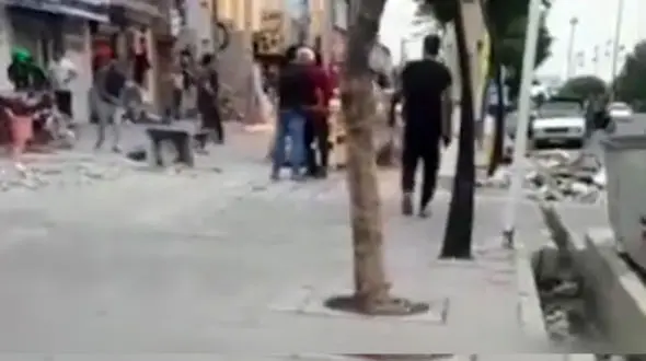 فیلم لحظه قمه کشی 8 شرور در رباط کریم / پلیس شلیک کرد 