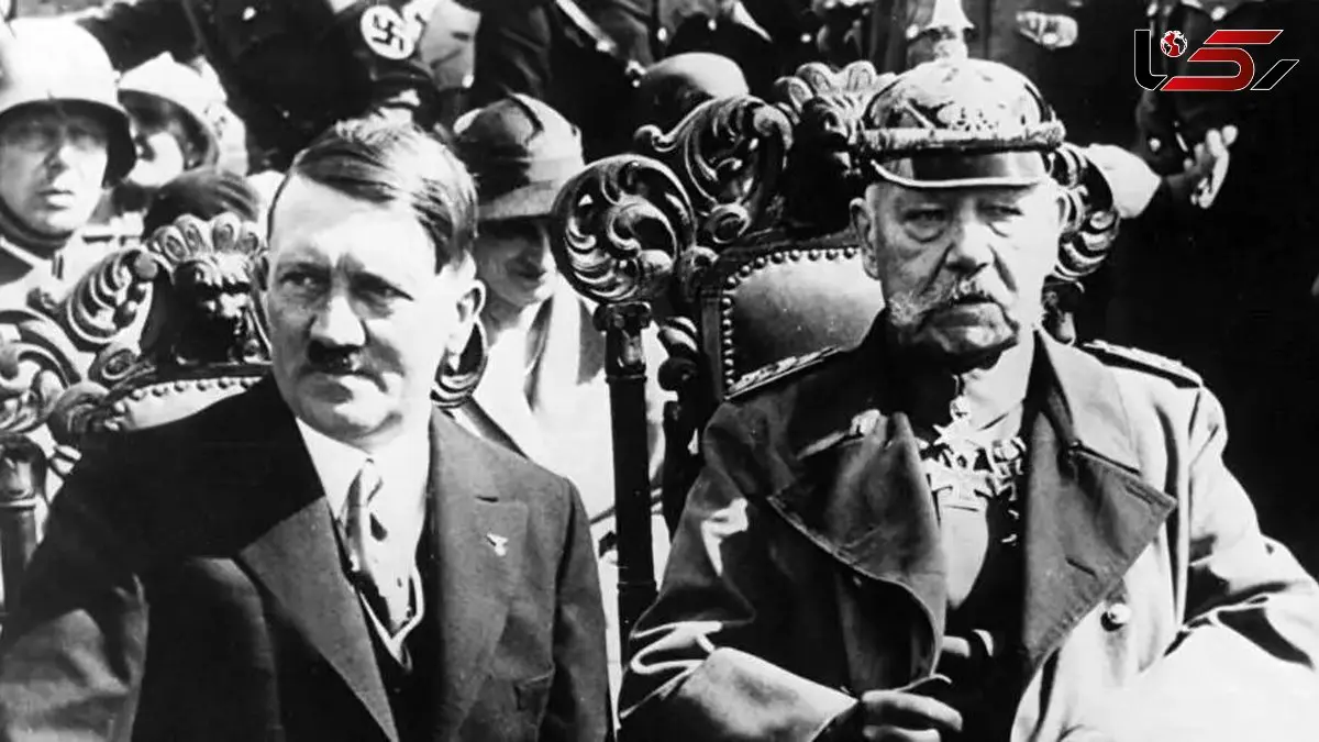 لحظه تاریخی: تعظیم هیتلر در برابر رئیس‌جمهور آلمان، 92 سال پیش + عکس