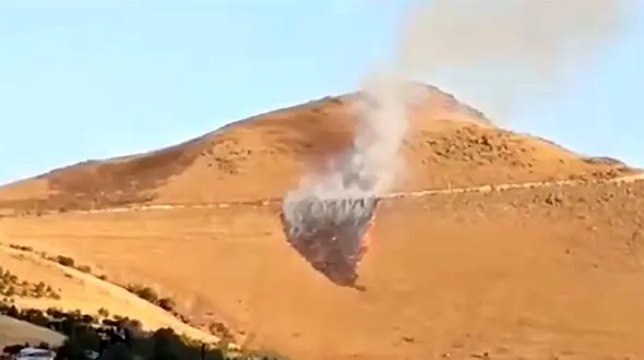 فیلم آتش سوزی بزرگ در زنجان ! + آمار حادثه دیدگان