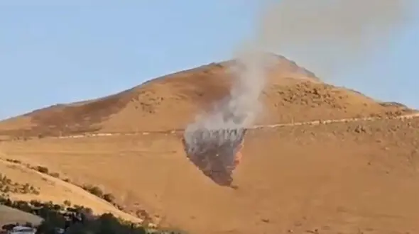فیلم آتش سوزی بزرگ در زنجان ! + آمار حادثه دیدگان