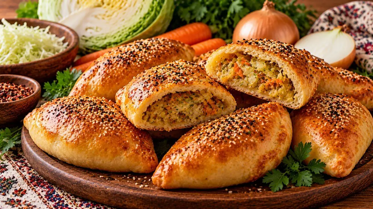 طرز تهیه پیراشکی کلم
