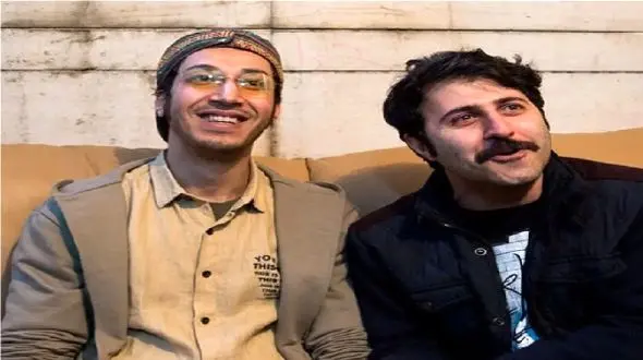 سکانس خندان/بهرام افشاری و هومن از سفر و برداشت اشتباه آقای همدانی میگن/خودشون غشیدن