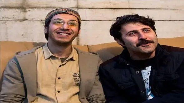 سکانس خندان/بهرام افشاری و هومن از سفر و برداشت اشتباه آقای همدانی میگن/خودشون غشیدن