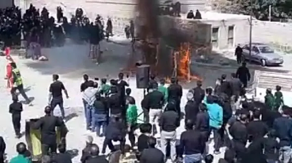 سوختگی 4 میانه ای در مراسم شبیه خوانی / 3 دختر بچه جزو مجروحان