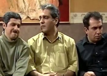 فیلم/ سکانسی خنده‌دار از تعویض پوشک به سبک پاورچین/وقتی به مهران مدیری و جواد رضویان بچه بسپاری از این بهتر نمیشه