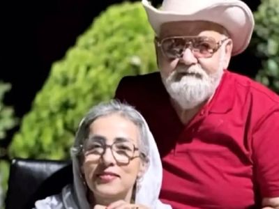 فیلم آواز باشکوه / همسر اکبر عبدی با آهنگ آذری برای تولد 65 سالگی اسطوره سینما سنگ تموم گذاشت 